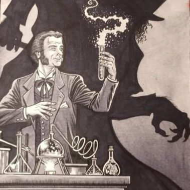 Illustration of Jekyll and Hyde